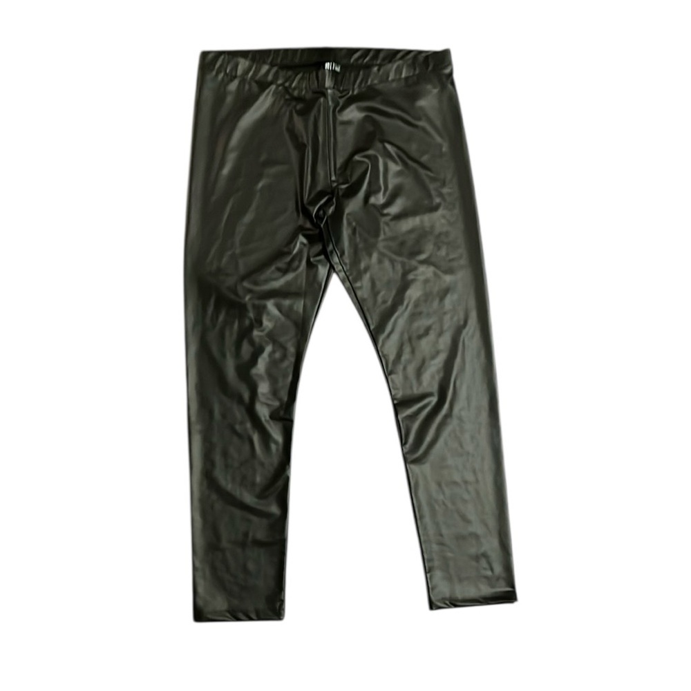 Pieces Faux Leather Leggings